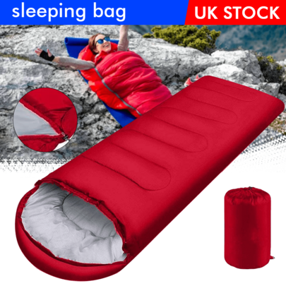 1PCS Sleeping Bags For Single Adults, 4 Season Envelope Lightweight Compact Ultralight Backpacking With Portable Carry Bag For Summer, Camping, Hiking & Travel, Indoor & Outdoor Use