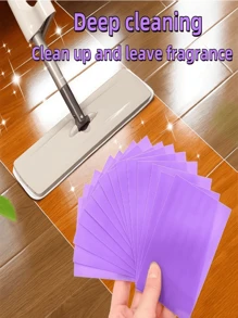 Toallas limpiadoras de piso Shine - Solución potente de brightening y descontaminación para lavado doméstico - Artículos de limpieza eficaces, reutilizables y fáciles de usar para un hogar brillantemente limpio