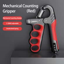 5-100kg Adjustable Grip Strengthener, Gym Wrist Exerciser, Hand Grip Strengthener, Muscle Recovery, Fitness Hand Strength Training Gym Accessories, Deporte, Gimnasio, Ejercicio En Casa