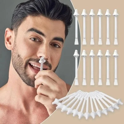 Nose Wax Sticks Applicators ABS Wax Rod Wand Nose Waxing Strips Nostril Cleaning Removal For Cleaning Nostrils And Removing Nose Hair,Eyebrow For Men Women, Disposable Wax Applicator Sticks