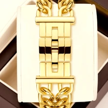 YaLaLuSi YaLaLuSi Brand 1 Piece Hot New Skeleton Chain Ladies Quartz Watch Luxury Rhinestone Decoration Luminous Hands Night Reading Advanced Texture Bright Colour Case Temperament Elegant Breathable Comfortable Wristband Suitable For Work Daily Business School Holiday Party Wear With Strap Adjuster Original Lady Gift For Family Friends Sister Best Friend Holiday Gift Birthday Gift