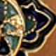 Loto azul oscuro