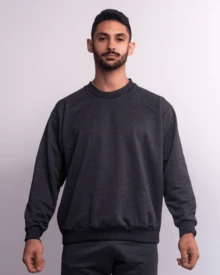 Men's Sweatshirt - 灰色 - 查看 3