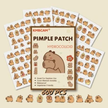 1000Pcs Cute Pimple Patches, Capybara-ShapedFacial Cover Fragrance-Free, Paraben-Unisex Adult, All Skin Types Compatible, No Fragrance, No Components Included - Multicolor - View 14