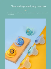 1pc Pet Dog Toy, Cat Pacifier, Puppy Chew Teething Toy To Relieve Boredom, Pet Sleeping Pacifier, Made Of FDA Grade Silicone (), Multiple Colors (Yellow, Light Blue, Dark Blue) Available For Pet Accessories