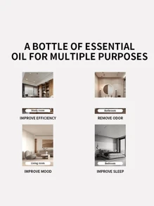 500ml Fragrance Essential Oil Refill (28% Concentration, Most Market Products 4%-6%), Suitable For Ultrasonic Aroma Diffuser, Rattan Reed Diffuser, Flameless Fragrance, Hotel High-End Rattan Reed Diffuser, Long-Lasting Scent