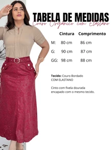Embroidered Maxi Midi Leather Skirt With Elegant Formal Belt