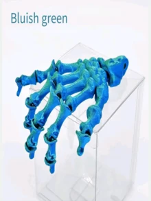 3D Printed Skeleton Hand Decoration, Realistic Bone Claw Model, Horror Props For Halloween, Easter, Party, Graduation/Back To School Gift - Multicolor - View 8