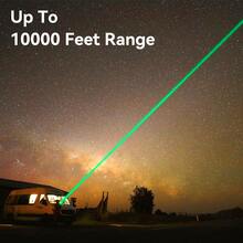 High-Power Laser Pointer Pen, Laser Handheld Flashlight With Red/Green Laser Beam, Pet Training & Cat Interactive Toy, Aluminum Alloy Body, USB Rechargeable, Assorted Starry Sky Patterns, Suitable For Various Scenes Like Screen Pointing, Engineering Guidance, Cat Interaction, Outdoor Camping, Astronomy Stargazing - Multicolor - View 4