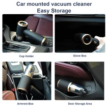 1PCS Handheld Vacuum Cleaner, 95000Pa Car Vacuum Portable Cordless, Rechargeable High Power Car Vacuum Cleaner & Air Duster, Cleaning For Kitchen, Car, Computer Desktop, Pet, Home