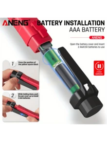 2pcs/Set High Precision 1999 Count Digital Multimeter With LED Display, AC Current, NCV Sensor, Professional Tool - Multicolor - View 8