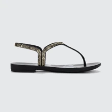 NEW GRENDHA FLAT SANDAL LOVE IN FLOWER COMFORTABLE ORIGINAL - 黑色的 - 查看 4