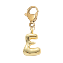 Bubble Letter Cute Necklace Pendant, Bag Pendant - Lucky Crystal Pendant, Letter A-Z, Shiny Alloy Bag Backpack Pendant - Perfect Gift For Birthday And Special Occasions, Keychain Ring Bag Backpack Pendant Car Pendant Gift For Women And Girls, Wallet And Handbag Accessories