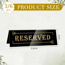 3 pezzi/6 pezzi Numeri da tavolo per matrimonio in acrilico lucido nero, 15x4,5 cm - Cartoncini segnaposto in acrilico, Cartoncini segnaposto per banchetti di matrimonio, bidirezionali, adatti per matrimoni, feste di compleanno, ristoranti e conferenze, forniture scolastiche, ritorno a scuola