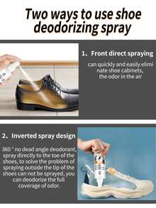 4.06盎司薄荷香味足部喷雾和鞋子除臭剂