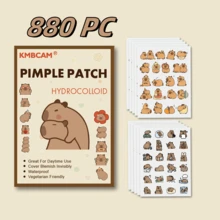 1200 parches en forma de capibara para el acné, parches faciales - sin fragancia, sin conservantes, unisex, aptos para todo tipo de piel, sin fragancia y libres de otros ingredientes. - Multicolor - Ver 17