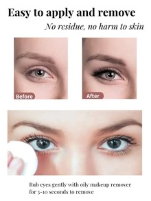 Asiteo 1支5毫升黑色假睫毛胶水，化妆用仿貂毛假睫毛胶水，速干防水持久睫毛胶水 - 黑色 - 查看 8