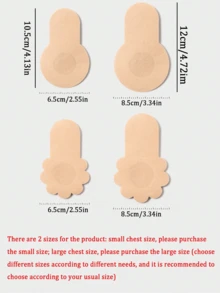 10 Stück/20 Stück praktische einweg Brustlifting Tapes - Super diskrete unsichtbare selbstklebende Brustblüten, entwickelt für den Komfort und das Selbstvertrauen von Frauen, Wäsche und Accessoires