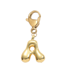 Bubble Letter Cute Necklace Pendant, Bag Pendant - Lucky Crystal Pendant, Letter A-Z, Shiny Alloy Bag Backpack Pendant - Perfect Gift For Birthday And Special Occasions, Keychain Ring Bag Backpack Pendant Car Pendant Gift For Women And Girls, Wallet And Handbag Accessories