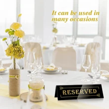 3 pezzi/6 pezzi Numeri da tavolo per matrimonio in acrilico lucido nero, 15x4,5 cm - Cartoncini segnaposto in acrilico, Cartoncini segnaposto per banchetti di matrimonio, bidirezionali, adatti per matrimoni, feste di compleanno, ristoranti e conferenze, forniture scolastiche, ritorno a scuola