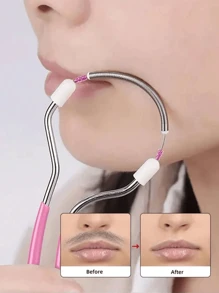 4/2/1pc Facial Hair Removal Device, Lip & Chin Painless Epilator, Women Brow & Facial Hair Remover, Grooming Tool (Removal Process May Be Painful, Use With Caution)
