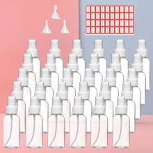 30 Pack 30ml Ultra-Fine Mist Travel-Sized Spray Bottles Refillable Clear Plastic Containers For Toiletries