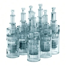 20/10/5/1 Stück Original Mikronadelkartuschen für elektrischen Mikronadelroller, Einweg-Ersatzteile für Mikronadelroller, Ersatzkartuschen für Derma Pen Nadeln (Bajonettschlitz)