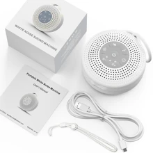 STAVOZE White Noise Machine, Sleep Sound Machine With 21 Natural Soothing Sounds And Memory Function 30 Levels Of Volume Sleep Timer Sound Therapy For Home Office Travel, Portable Sound Machine For Nurse Gifts