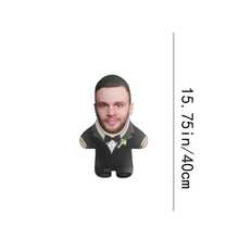 A Personalized Custom Pillow, A Customized Photo Pillow As A Gift, And A Couple Pillow With The Groom's Image Printed On It. - Upload Pictures to Customize Pillows - View 12