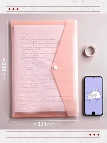 [Personalizzato] 2/5 pezzi Buste in plastica da 16 mil con colori attenuati e testo inciso al laser - Adatte per uso fai-da-te e formato A4; Spesse, con grande capacità per contenere fascicoli, documenti, esami; Necessità di ufficio, studio, archiviazione quotidiana, uso versatile per studenti, attività, casa, ritorno a scuola