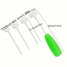 A 4-Piece Fruit And Vegetable Corer Set, Suitable For Kitchen Utensils, With Convenient Usage And 3 Interchangeable Heads. It Is Easy To Use And Cheap, Worth Having