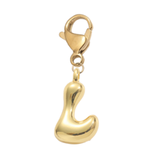 Bubble Letter Cute Necklace Pendant, Bag Pendant - Lucky Crystal Pendant, Letter A-Z, Shiny Alloy Bag Backpack Pendant - Perfect Gift For Birthday And Special Occasions, Keychain Ring Bag Backpack Pendant Car Pendant Gift For Women And Girls, Wallet And Handbag Accessories