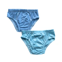 Kit 10 Comfortable Children's Briefs, 100% Cotton With Lining - 彩色 - 查看 4