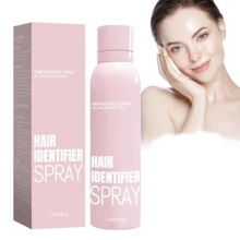 Spray identificador de cabello, spray identificador de cabello para el afeitado facial y el dermaplaneo, herramientas para el cuidado de la piel de las mujeres, vello suave, optimiza el vello facial, 4 onzas líquidas - Rosa - Ver 5