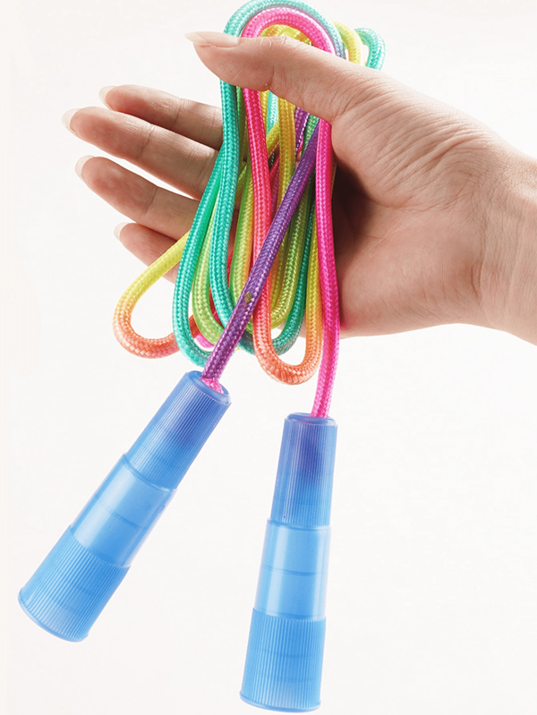 1pc Colorful Gradient Skip Rope, Daily Exercise Gym Accessories, Sport, Gym, Home Exercise, Skipping Rope, Jump Rope, Skipping Rope, Jump Rope