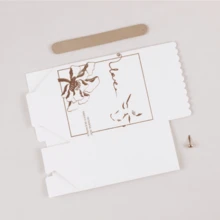 20/50 件奶油白色压花玫瑰花糖果盒，婚礼礼品盒配皮绳礼品袋，巧克力糖果包装礼盒，适用于婚礼派对装饰 - 彩色 - 查看 11