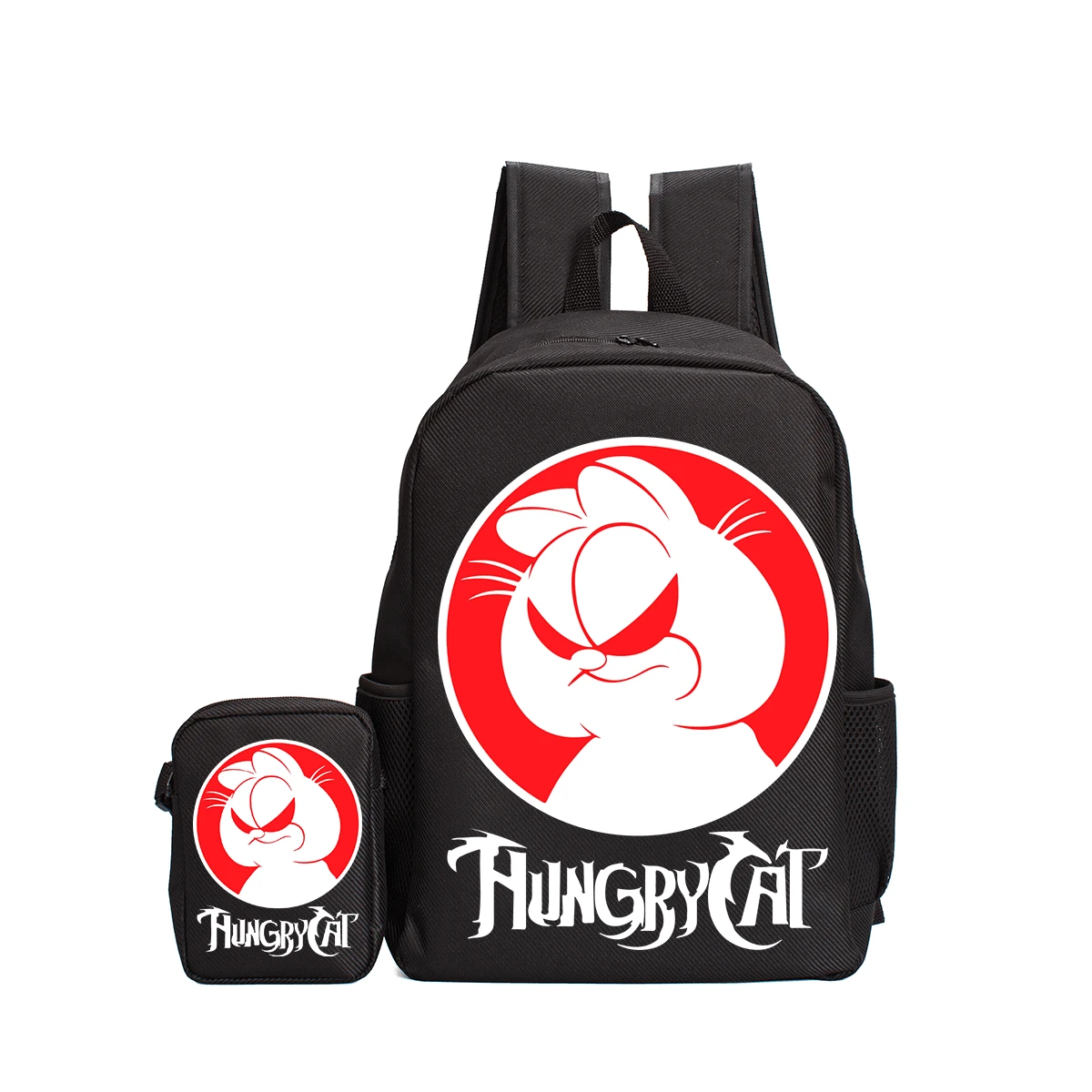 Casual Children's Backpack + School Bag Kit 58 Hungry Cat