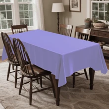 1Pc/4pcs Solid Color Tablecloth, Plastic Tablecloth 54 * 108inch Multi-Color Optional Peva Material, Rectangular Tablecloth, Suitable For Birthday, Wedding, Banquet, Party Desktop Decorations
