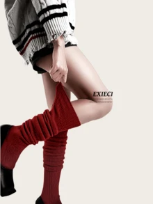 1双女士爱国/独立日优雅迷人透气柔软保暖针织压缩过膝袜，适合秋冬季节、Y2K 风格，舒适保暖