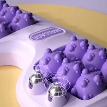 按摩滚轮、按摩、瘦身按摩器、抗橘皮组织按摩器、橘皮组织按摩器、健身器材、抗橘皮组织按摩器、腿部按摩器、按摩滚轮、足部按摩工具、足部理疗和保健、家用腿部穴位磁珠按摩器、四排滚轮、足部按摩工具、健身器材、健康按摩 - 彩色 - 查看 4