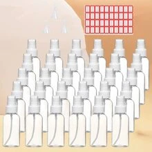 30 Pack 30ml Ultra-Fine Mist Travel-Sized Spray Bottles Refillable Clear Plastic Containers For Toiletries
