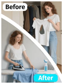 1/2 Pcs Heat Resistant Iron Protective Cover - For Steam Iron - Sliding Protective Cover, Easy To Install, Suitable For Various Fabrics, Bags, Storage Bags, Storage Boxes, Household Items, Travel Essentials, Dorm Storage, Ironing Board Protection, Suitable For Most Fabrics And Cleaning Tools - Multicolor - View 5