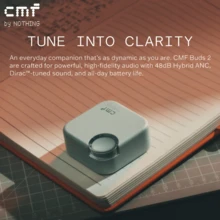 CMF By Nothing Buds 2 Dark Grey, 11mm PMI Driver With Dirac Opteo, 48dB Hybrid ANC, Up To 13.5 Hours Of Non-Stop Music, 6 HD Microphones With Clear Voice Technology 3.0, Spatial Audio Effect For Immersive Sound, Bluetooth 5.4, Fast Pair - Dark Grey - View 4