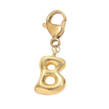 Bubble Letter Cute Necklace Pendant, Bag Pendant - Lucky Crystal Pendant, Letter A-Z, Shiny Alloy Bag Backpack Pendant - Perfect Gift For Birthday And Special Occasions, Keychain Ring Bag Backpack Pendant Car Pendant Gift For Women And Girls, Wallet And Handbag Accessories