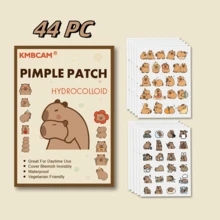 1200 parches en forma de capibara para el acné, parches faciales - sin fragancia, sin conservantes, unisex, aptos para todo tipo de piel, sin fragancia y libres de otros ingredientes. - Multicolor - Ver 9