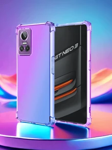 Transparent Four-Corner Anti-Drop Case, Suitable For Realme Series, Realme Phone Transparent Four-Corner Anti-Drop Case. Phone Case, Phone Protective Cover, Phone Shell, Phone Cover, Anti-Drop Phone Case, Transparent Phone Case, Minimalist Phone Case, Solid Color Phone Case, Transparent Phone Case, TPU Anti-Drop Phone Case (Military-Grade Anti-Drop)