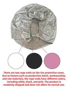 [4 Packs Waterproof Tire Protector] 4 Packs Waterproof Tire Covers, Spare Wheel RV Trailer Camper Anti-Corrosion Tire Protector - Multicolor - View 8