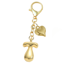 A-Z字母钥匙扣 - 精致金色金属字母钥匙圈，配有龙虾扣和心形装饰，采用耐用锌合金材质，适合度假、约会、海滩、购物、通勤、学习等各种场合，完美搭配钱包、耳机盒、背包和车钥匙 - 理想的生日礼物和钥匙配件 | 精致钥匙扣 | 金属钥匙扣，春夏最佳搭配 - 金色 - 查看 12
