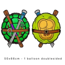 1 conjunto de balões coloridos para festa com tema de super-heróis e tartarugas, verde, verde-limão e dourado, decoração para festa de aniversário em casa, presente surpresa para banho, presente para filho/filha, decoração de fundo fotográfico - Multicolorido - Ver 2