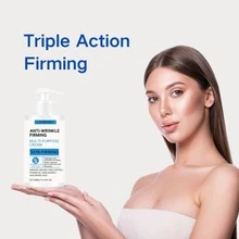 Firming Body Lotion - Instant Skin Tightening & Lifting, Boost Skin Elasticity, Provide Moisture And Firmness, Lightweight, Non-Greasy Formula Absorbs Quickly - Blue and White - View 7